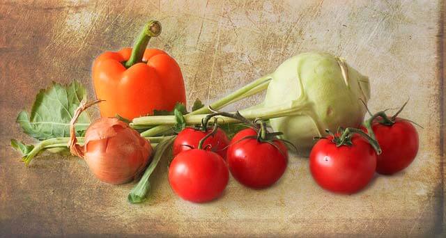Kohlrabi-Tomaten